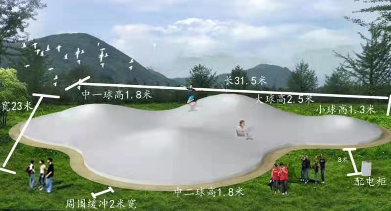 贵州景区采购充气蹦蹦云设计